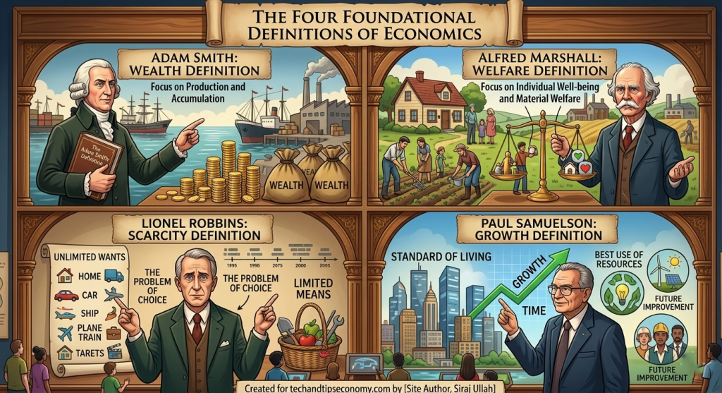 evolution of economics definitions